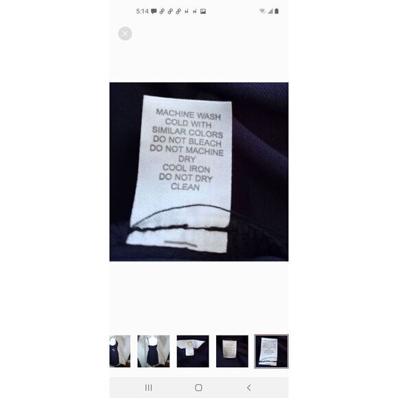 C NAVY DRESS SZ.XL EUC. - Picture 8 of 8